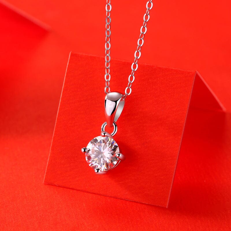 Popular Style Diamond Necklace - 925 Sterling SilverNecklace
