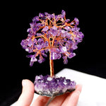 Amethyst Raw Cluster Base Crystal TreeHome Decor