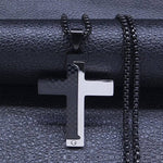 WWJD Cross Christian Prayer Necklace - ( Stainless Steel Gold )Necklace