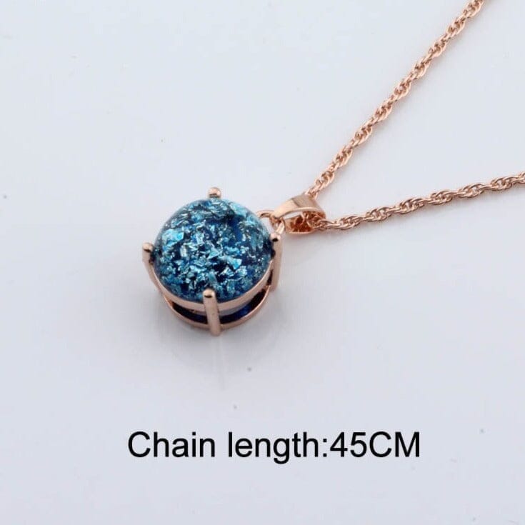 Unique Sparkly Stone Crystal Jewelry SetNecklace