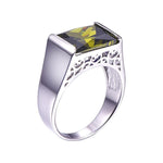 Elegant and Fashionable Peridot Stone Ring - 925 Sterling SilverRing