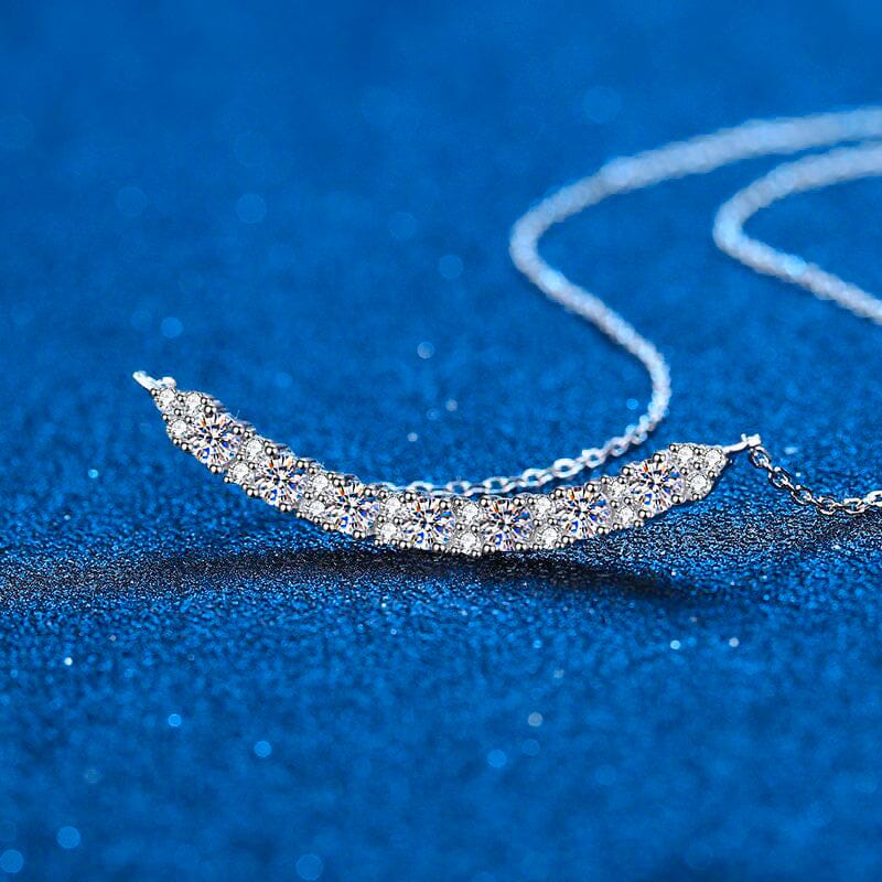 Smile Simple Diamond Necklace - 925 Sterling SilverNecklace