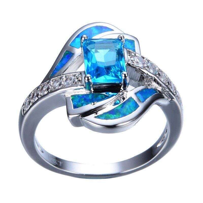 Blue Sapphire Opal RingRing