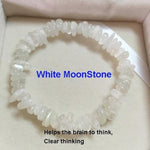 Natural Crystals Bead BraceletsBraceletWhite Moonstone