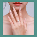 Shining Crown Opal Finger Ring - 925 Sterling SilverRing