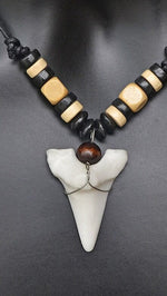 Surfer Handmade Shark Teeth Pendant Puka Shell NecklaceNecklace
