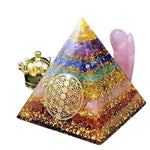 Orgone Seven Chakra Energy PyramidHome Decor