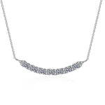 Smile Simple Diamond Necklace - 925 Sterling SilverNecklace