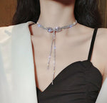 Elegant Simple Water-wave Pearl NecklaceNecklaceXL-7