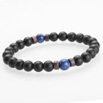 Natural Moonstone Lava Stone Bead Tibetan Buddha Bracelet For MenBeadsJ