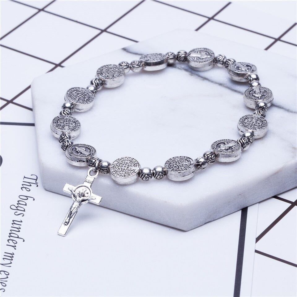 WWJD Rosary Jesus Cross BraceletBracelet