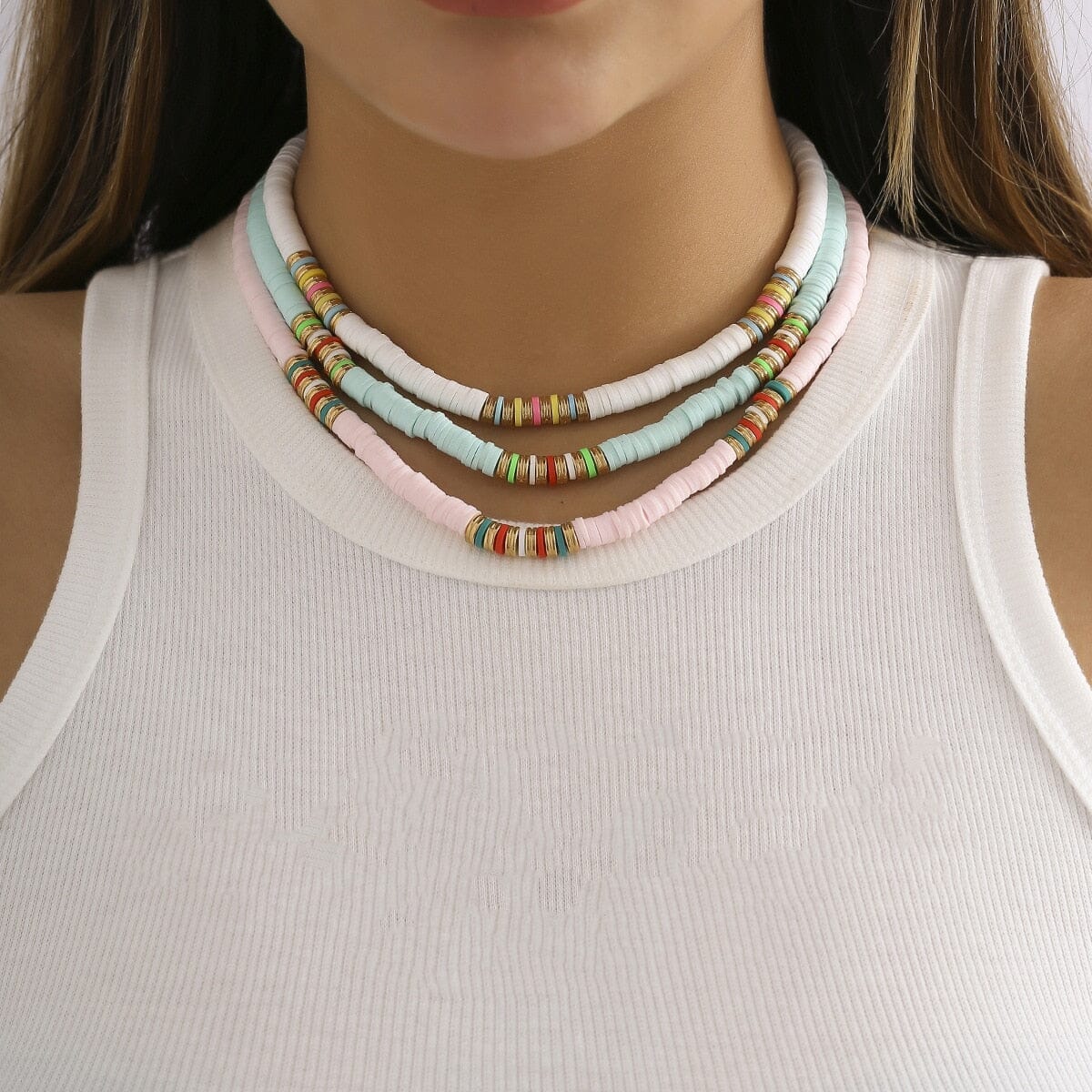 Ethnic Puka Shell Chain Choker NecklaceNecklace