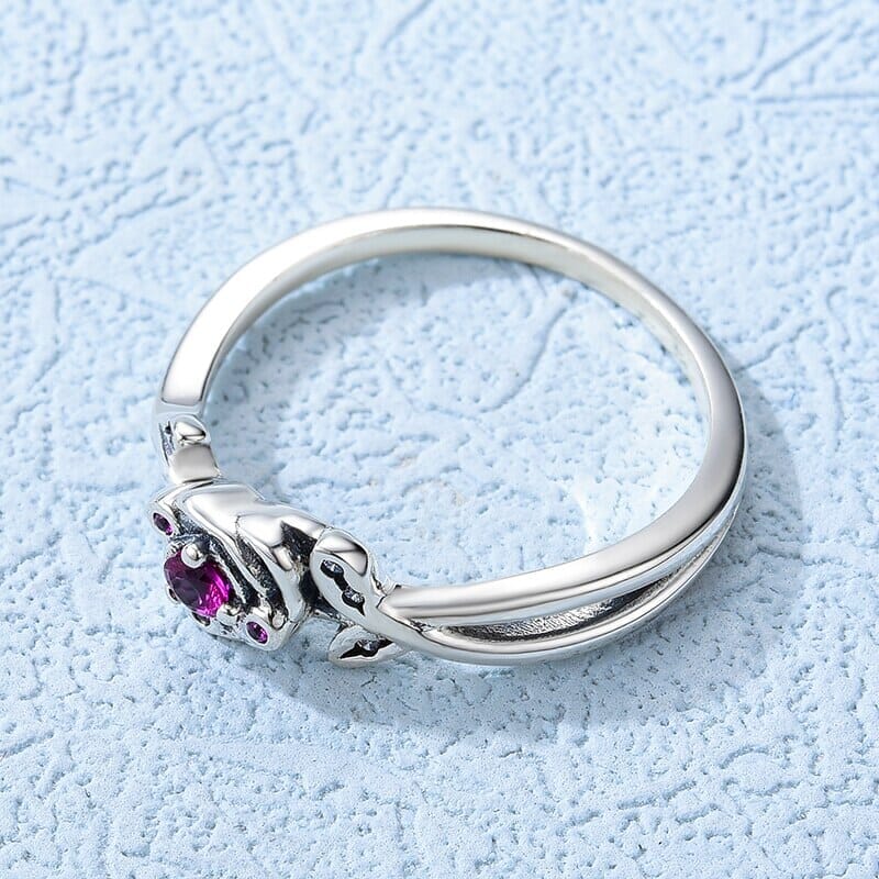 Romantic Princess Amethyst Ring - 925 Sterling SilverRing