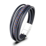 Trendy Genuine Leather Bracelets for MenBraceletStyle 17