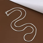 Sterling Silver Snake Chain NecklaceNecklace