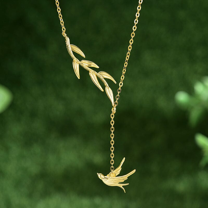 Nature Lover Necklace - 925 Sterling SilverNecklaceGold