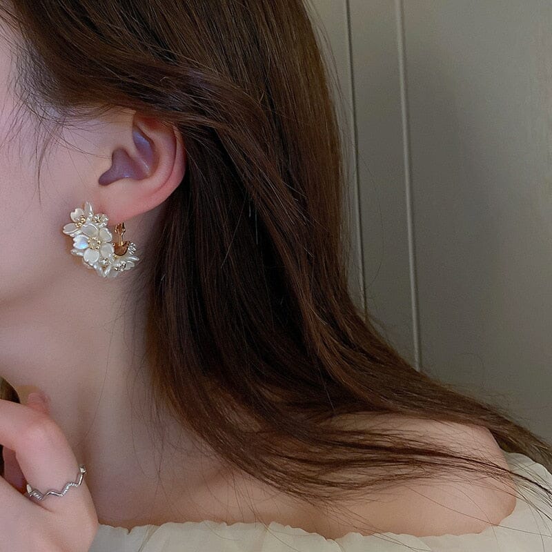 New Exquisite Flower Splicing Versatile EarringsEarrings