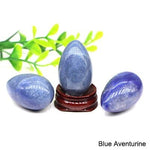 Crystal Stone Yoni Egg Kegel Exercise Vginal Balls Healing MassageYoni EggsBlue Aventurine1Pcs