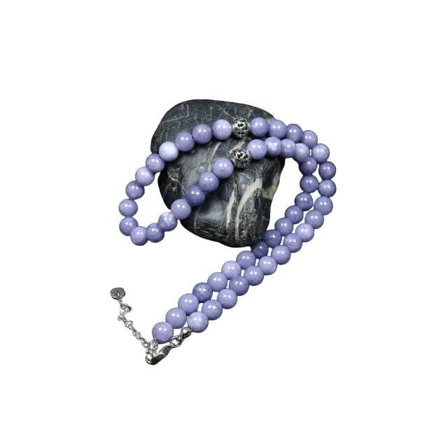 Natural Stone Meditation Beads NecklaceNecklace