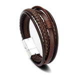 Trendy Genuine Leather Bracelets for MenBraceletStyle 13