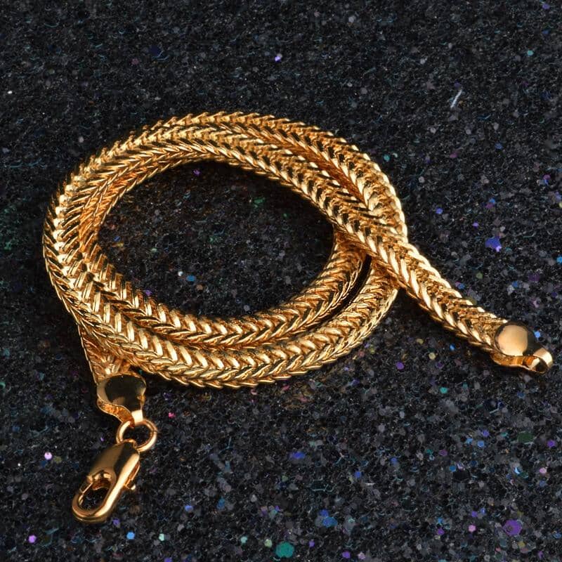 High Quality Gold Chain NecklaceEarringsGold NecklaceGold Bracelet