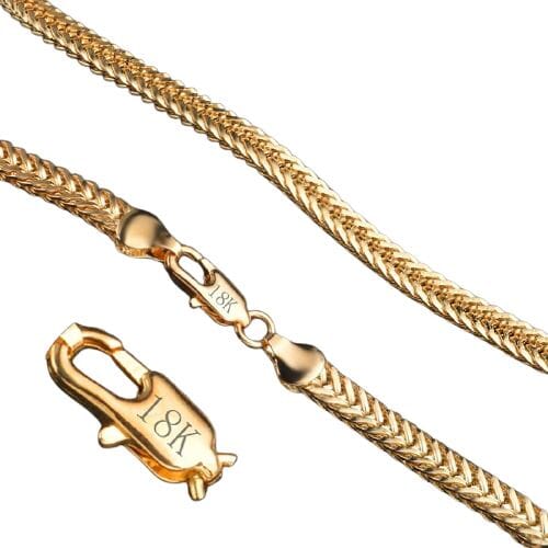 Stylish 18K Gold Plated Exquisite Smooth NecklaceNecklace