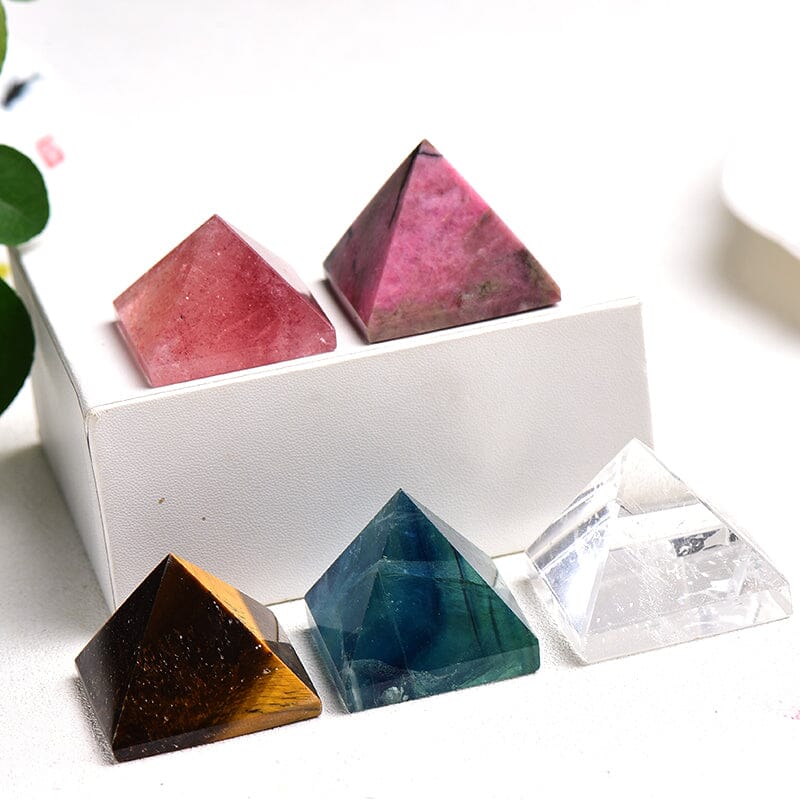 Natural Pyramid Gemstones – AtPerry's Healing Crystals