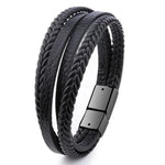 Trendy Genuine Leather Bracelets for MenBraceletStyle 18