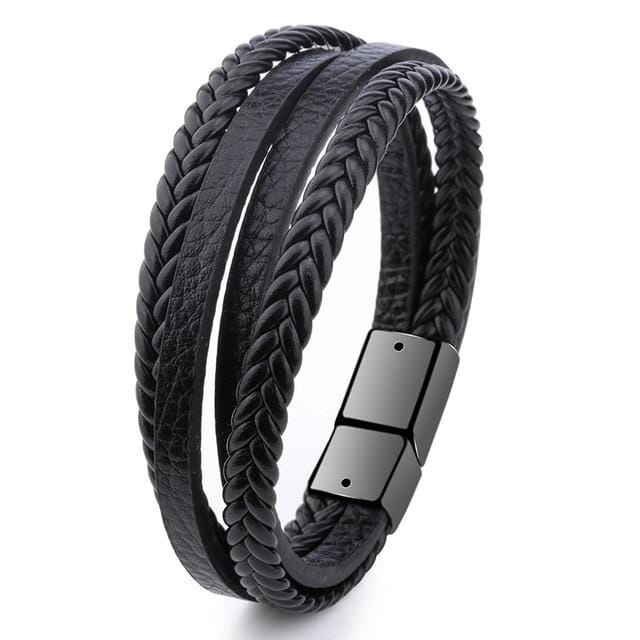 Trendy Genuine Leather Bracelets for MenBraceletStyle 18