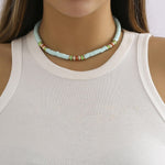 Ethnic Puka Shell Chain Choker NecklaceNecklace