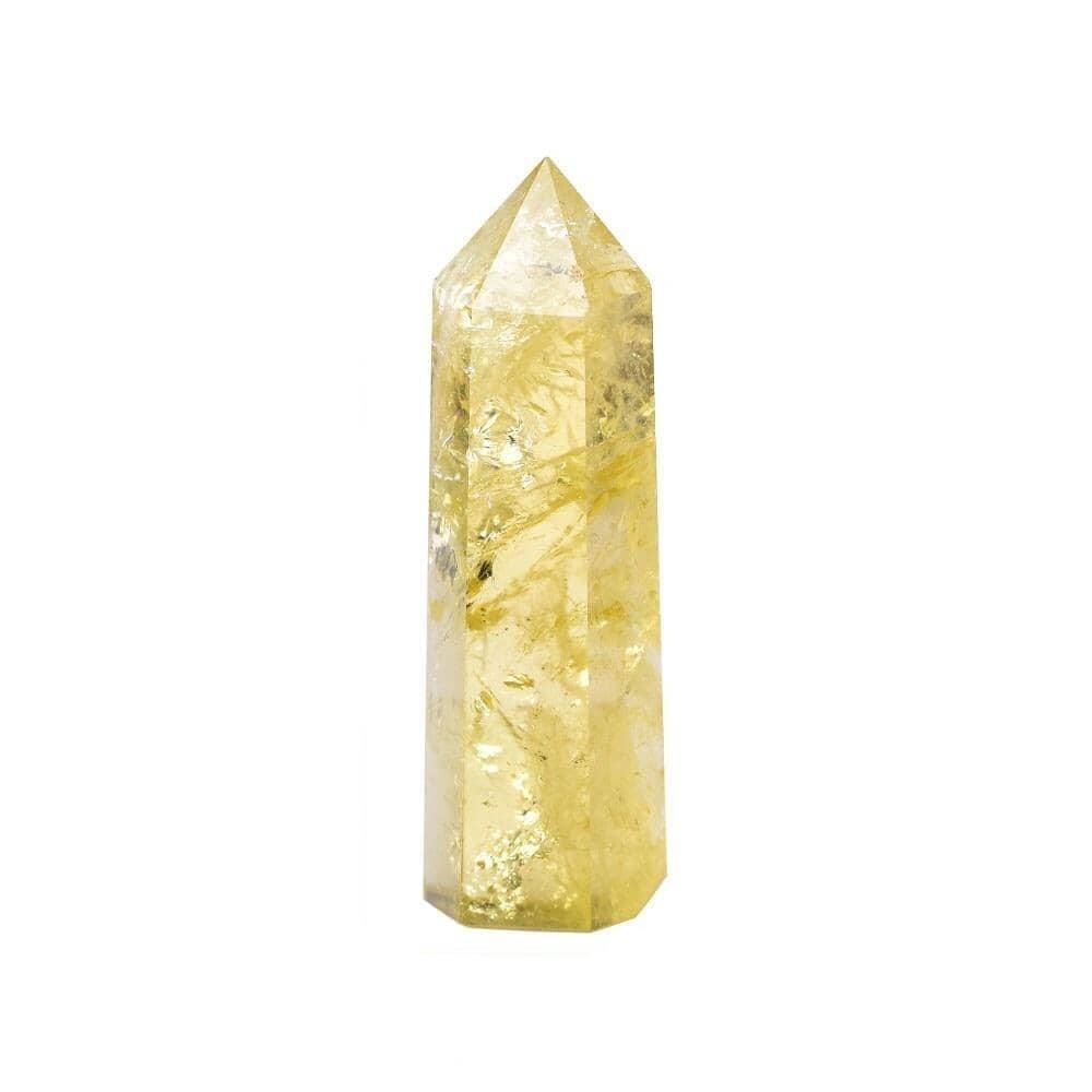 Natural Citrine Quartz Crystal WandRaw Stone