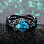 Glorious Aquamarine Black Ringring5