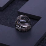 Natural Smoky Quartz Gemstone Ring - 925 Sterling SilverRing