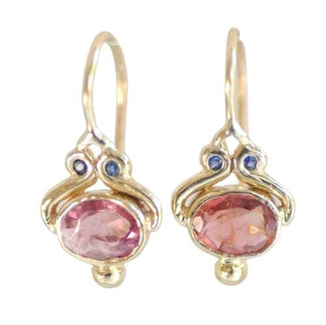 Opal, Sapphire, Ruby and Rose Gold Crystal Earrings | AtPerry’s Shop ...