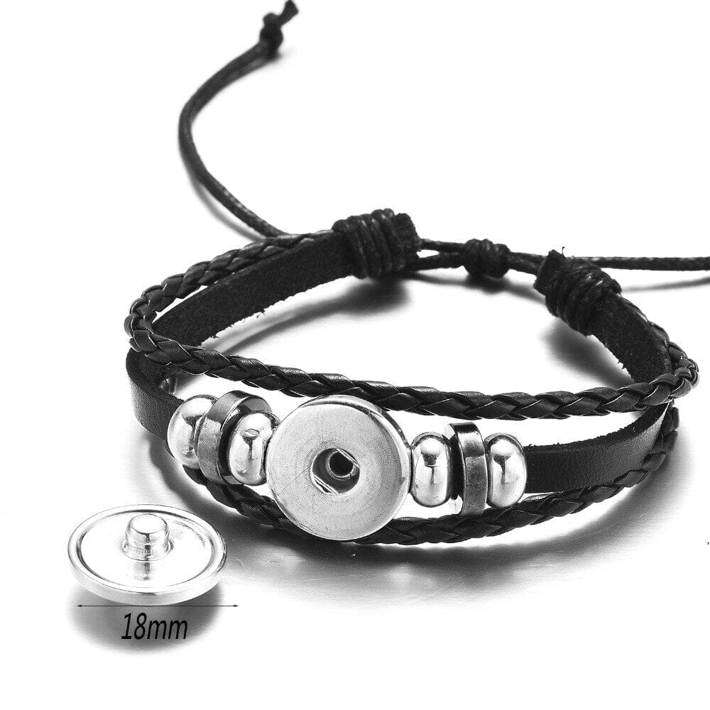 St. Benedict WWJD Medal Leather BraceletBracelet