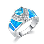 Stunning Blue Fire Opal RingRing5