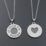 WWJD All Things Are Possible Mustard Seed NecklaceNecklace
