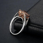 Morganite Oval Rose Gold RingRing