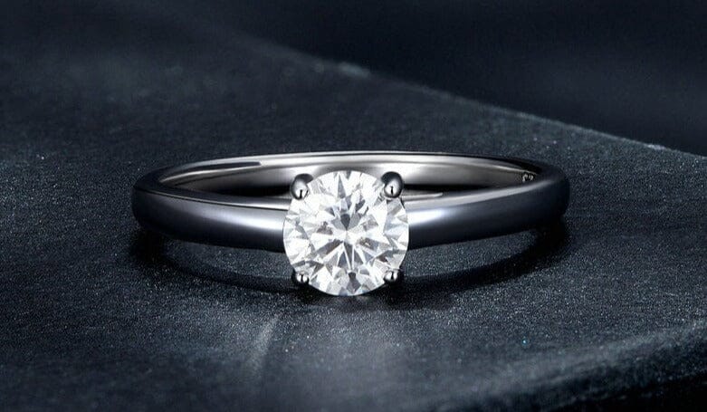 Moissanite Round Diamond RingRing