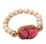 Ruby Natural Stone Bead BraceletBracelet