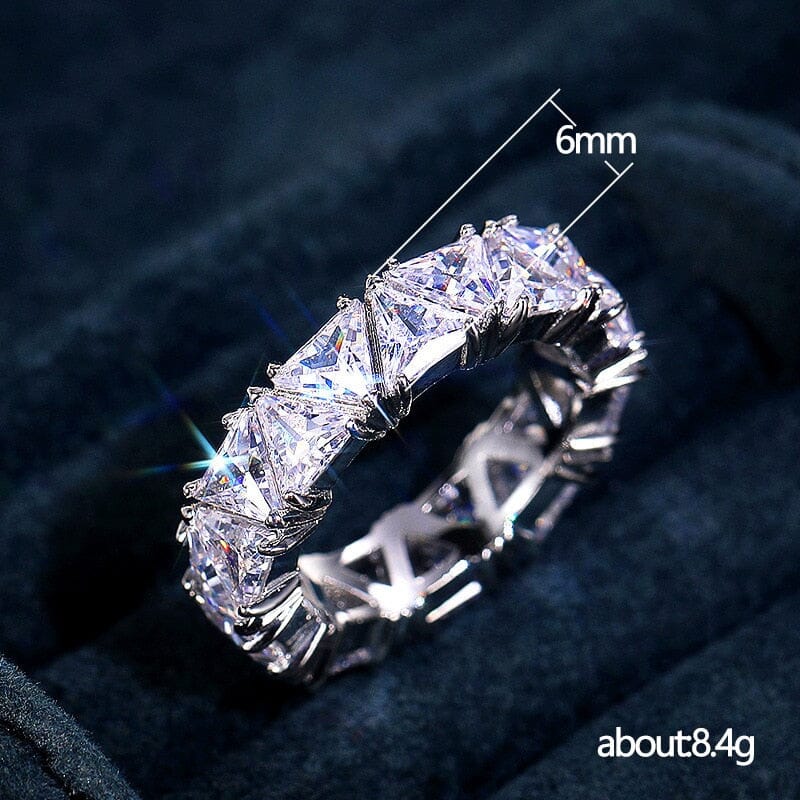 Eternity Triangle Diamond RingRing