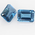 Natural London Blue Topaz Loose Gemstone ( For DIY Jewelry Making ) - Cut Size 4x6~10x12mm