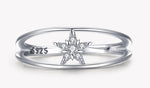 Intertwined Stars Silver RingRing5