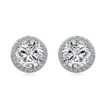 Solitaire Moissanite Stud EarringsEarrings