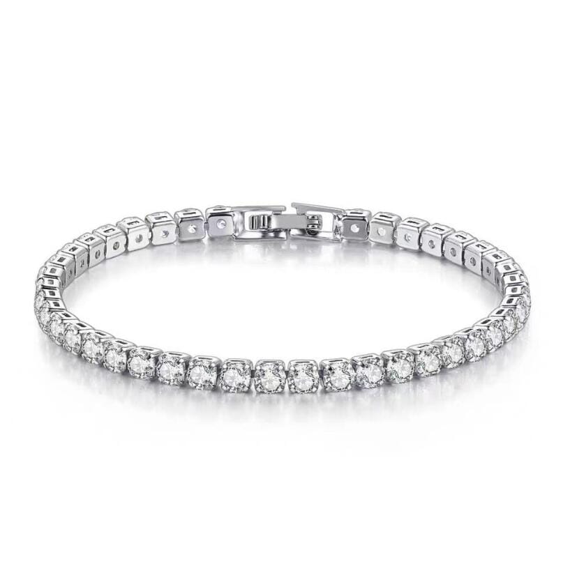 Sparkling Crystal Moissanite BraceletBracelet4MM