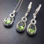 Created Zultanite Gemstone Jewelry Set Color Change - 100% 925 Silver Sterling