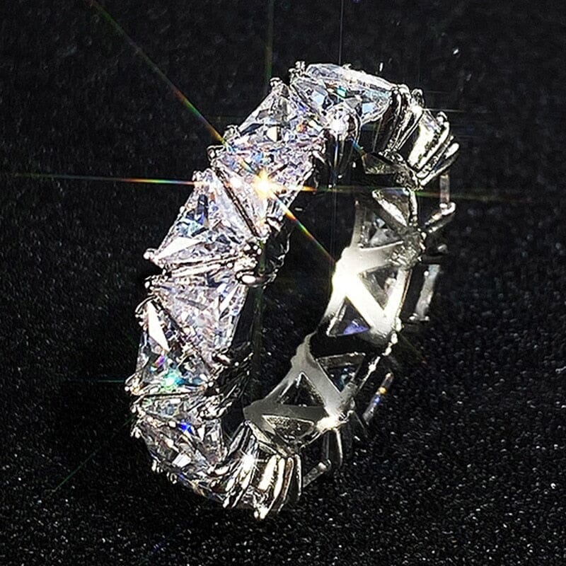 Eternity Triangle Diamond RingRing