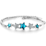 Blue Pentagonal Star Eternal BraceletBracelet