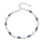 Girly Deep Blue Topaz Sapphire Gemstone BraceletBracelet