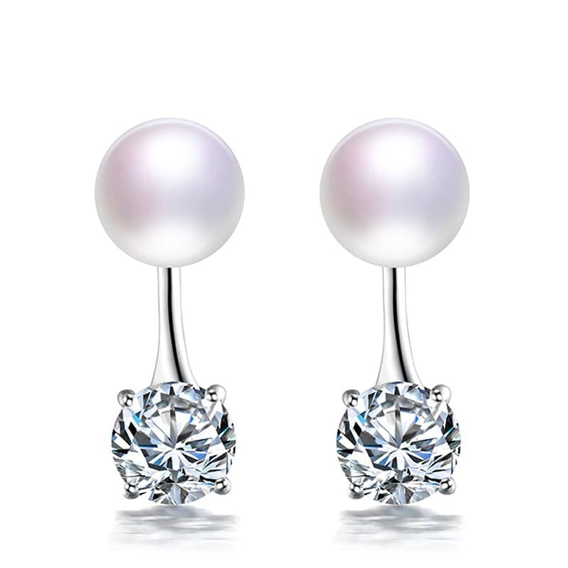 Pearl Diamond Stud EarringsEarrings